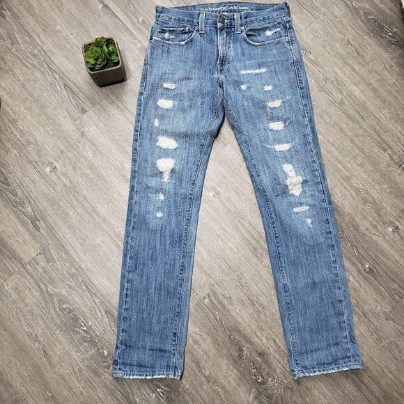 Vintage Levi's 511 Redone Jeans Sz 32 Mens - Picture 2 of 12